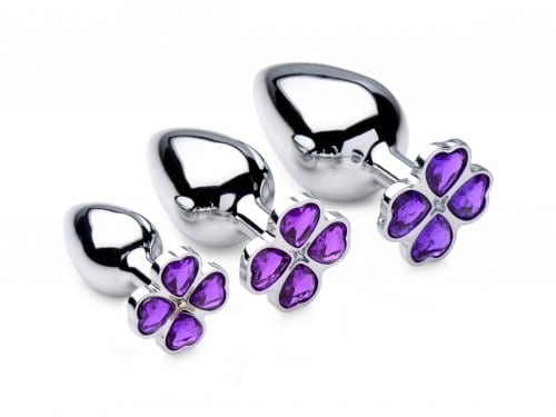 booty sparks set of 3 plugs - purple